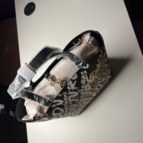 Brand new with tags Versace Jeans Couture
Black Mini Reversible Tote - Picture 3 of 6